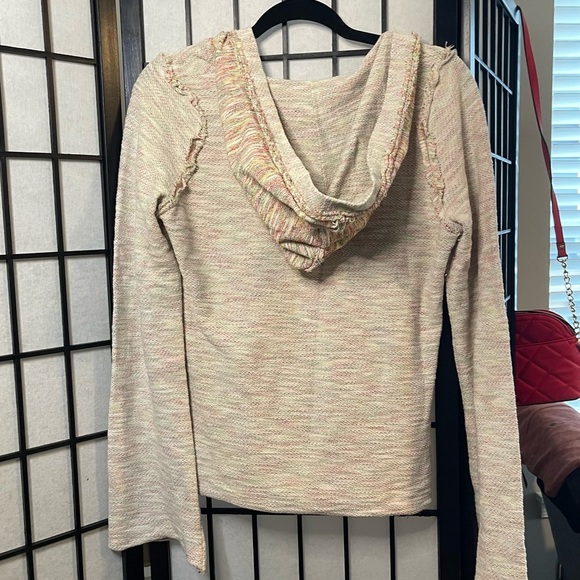 BDG x Urban Outfitters Ellidy Textured Multicolored Hoodie with flared sleeve S - Picture 4 of 8